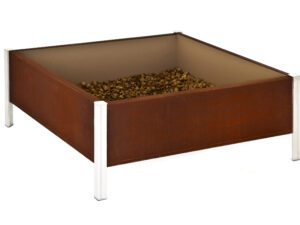 Fioriera per esterni, fioriera in corten