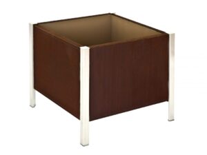 Fioriera per esterni, fioriera in corten